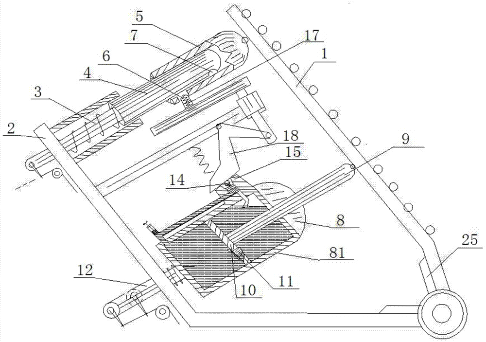 A brake device for preventing accidental stepping on the gas pedal of a car