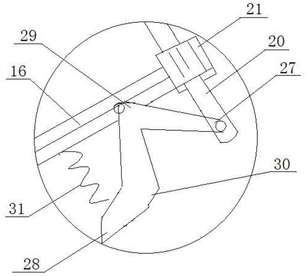 A brake device for preventing accidental stepping on the gas pedal of a car