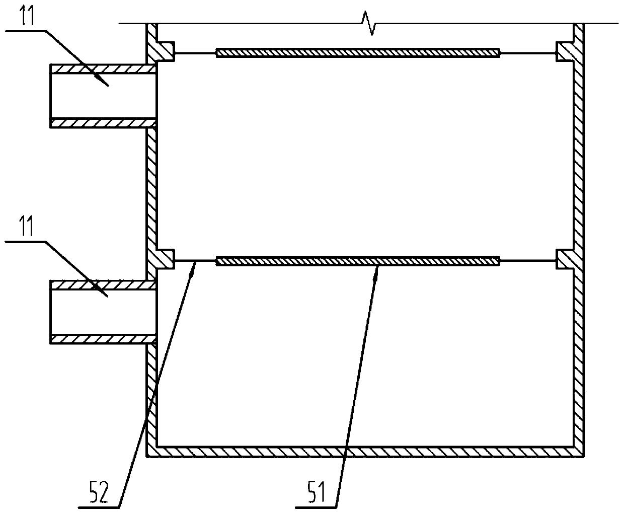 Bag string suction and dust collector