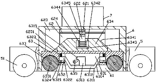 A road construction tamping device