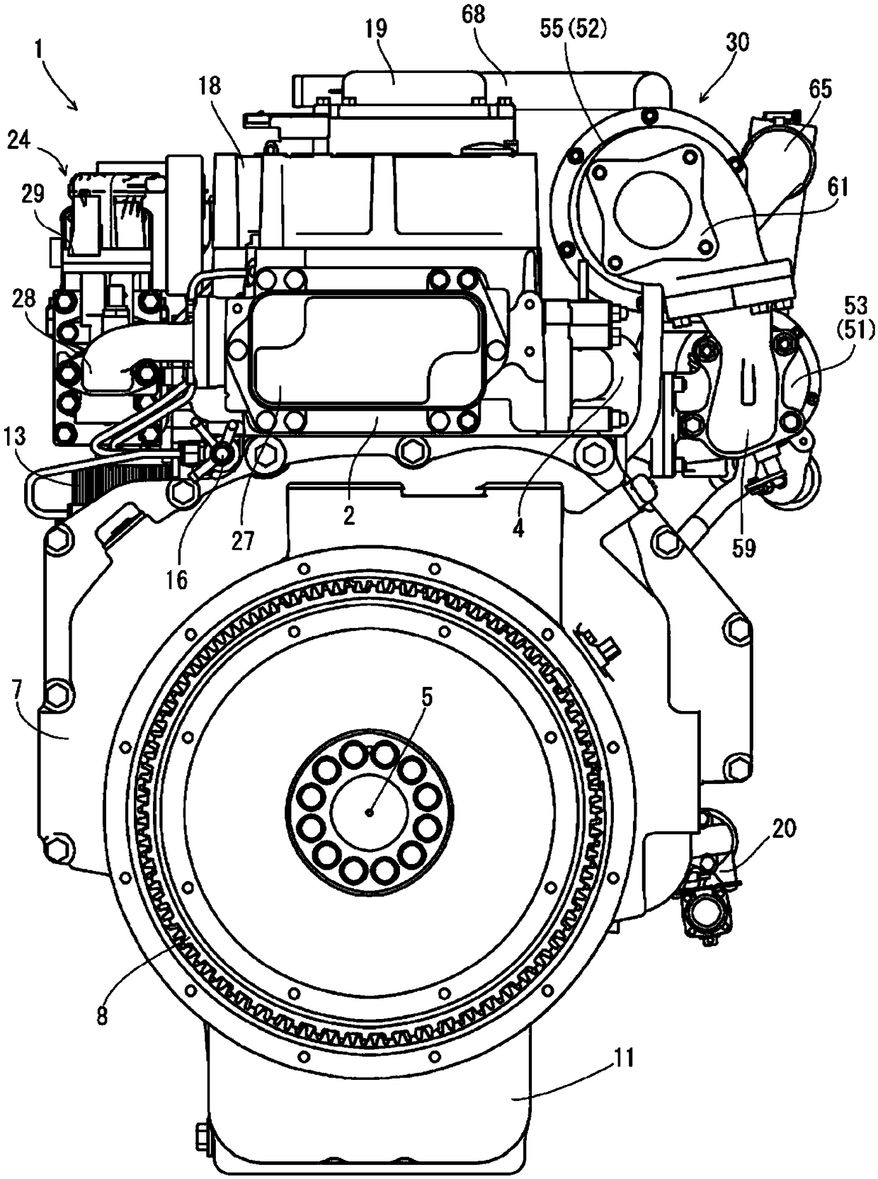 Engine device