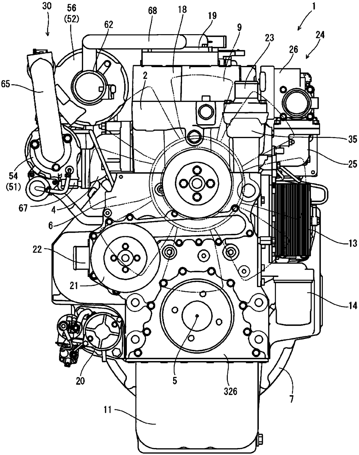 Engine device