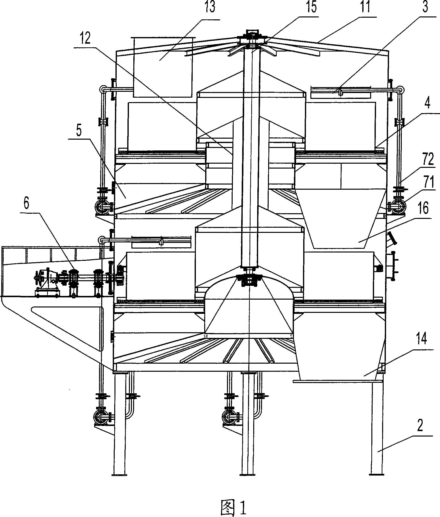 Continuous gradient counterflow extraction producing soybean concentrate protein method and equipment