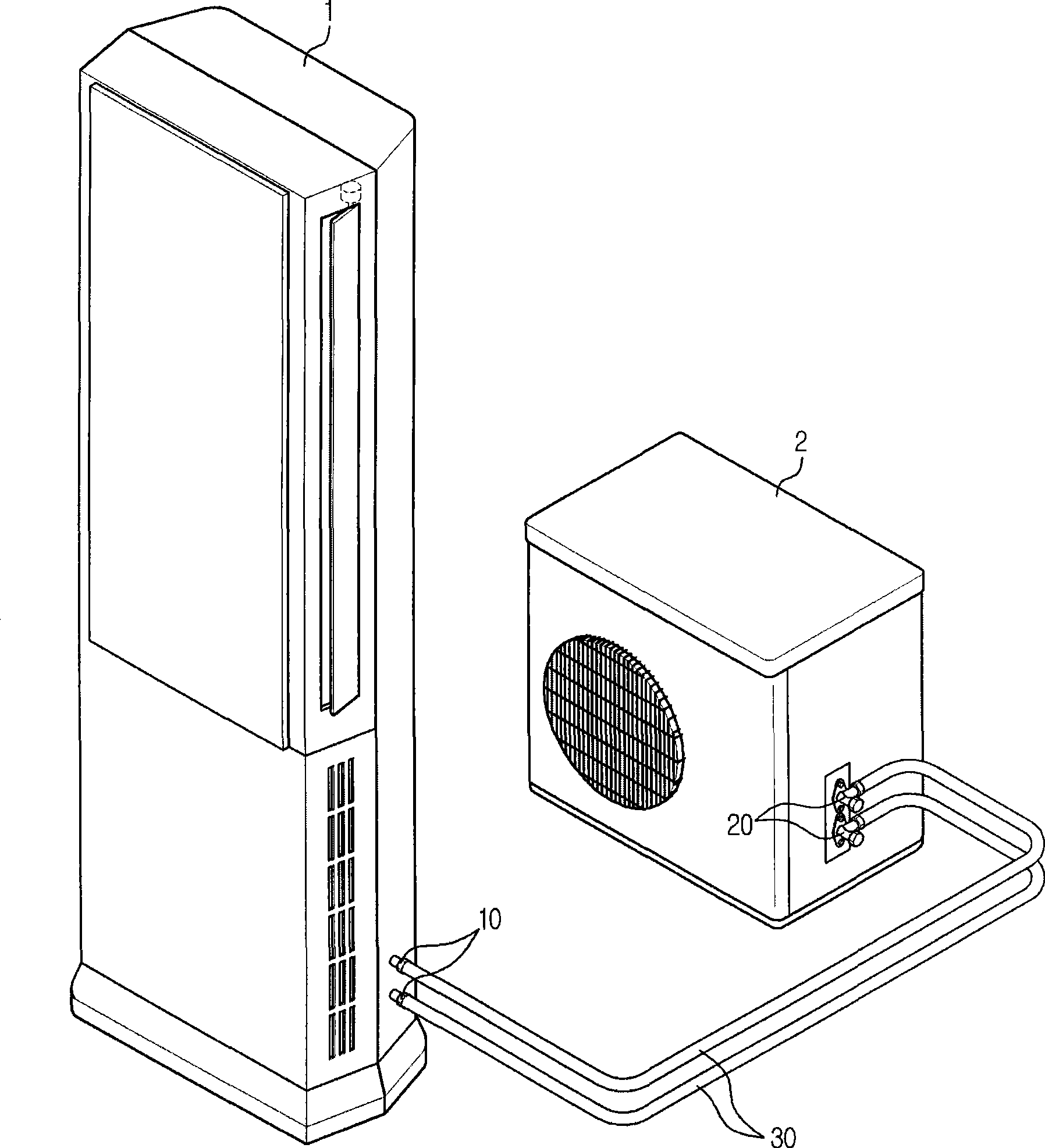 Coupling structure and coupling method for coupling piping of air contitioner