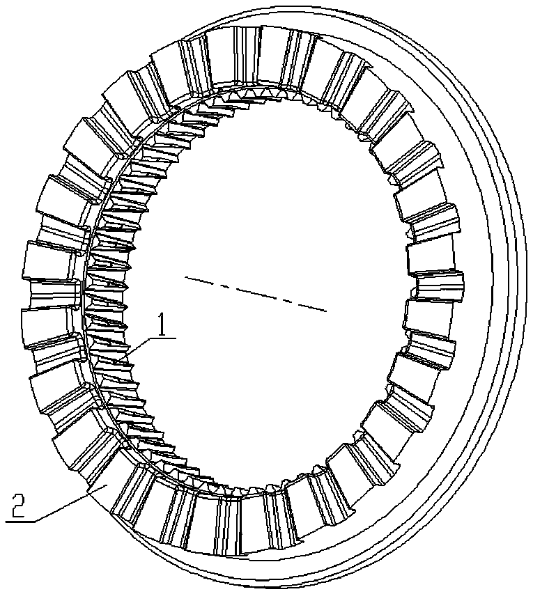 Cold precision forging forming technology for inner spline lock ring with inverted cone