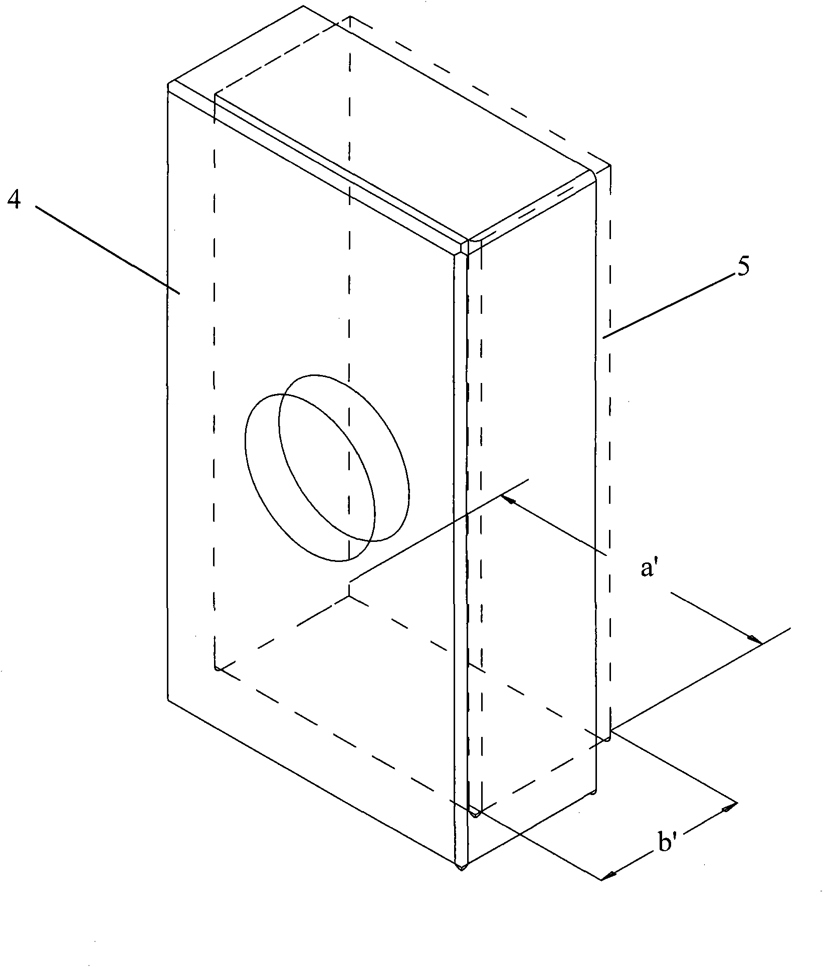 Prolate glass sealed surface mounting diode and packaging tape thereof