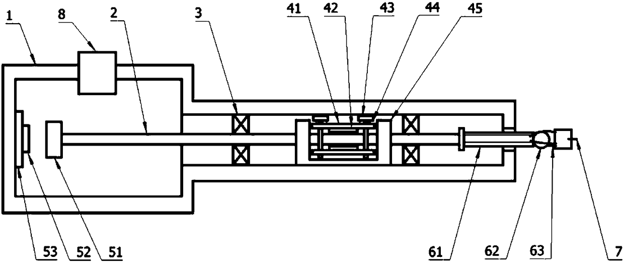 Transmission electron microscope sample rod capable of performing 360-degree rotation on sample