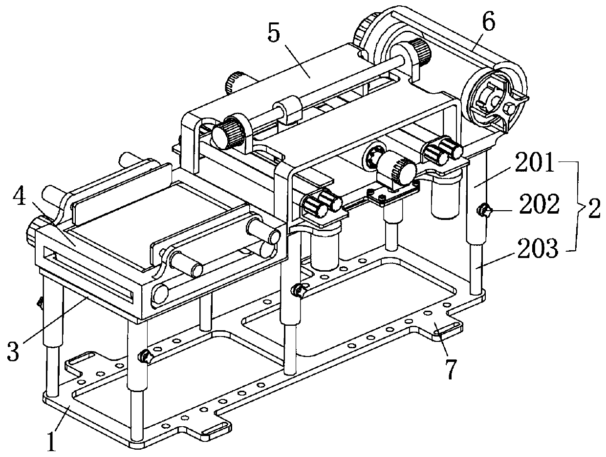 Printing device for fur production