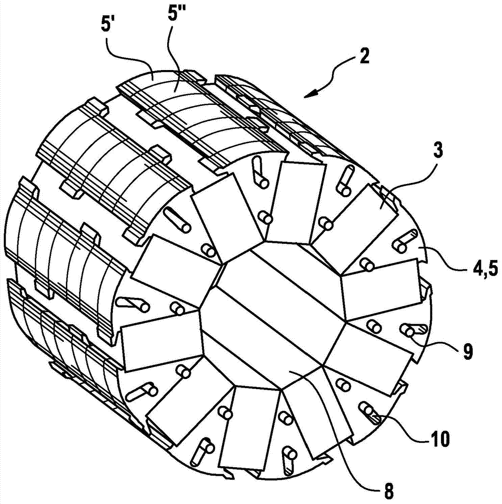 Rotor for a permanent magnet electric machine and use thereof