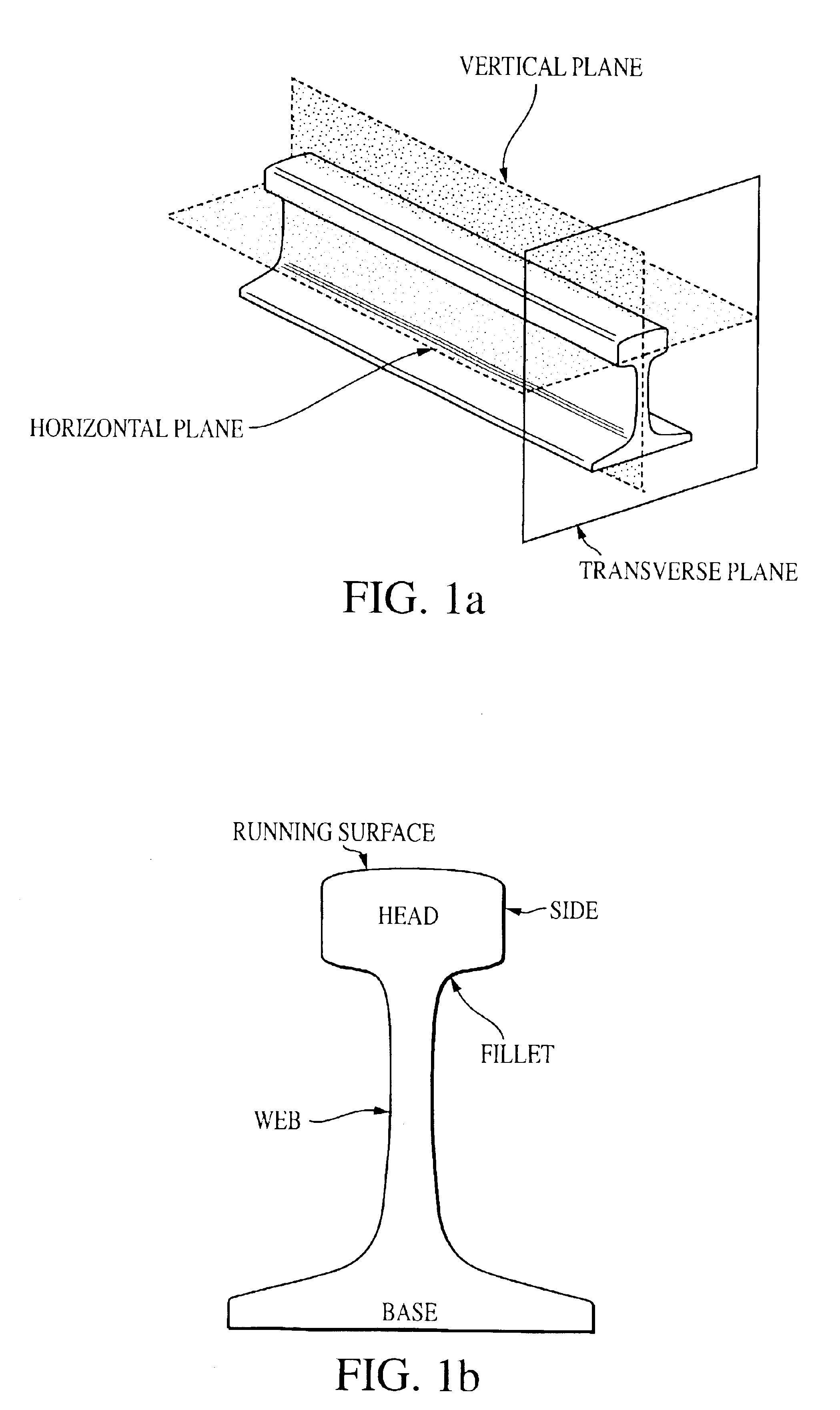 Laser-air, hybrid, ultrasonic testing of railroad tracks