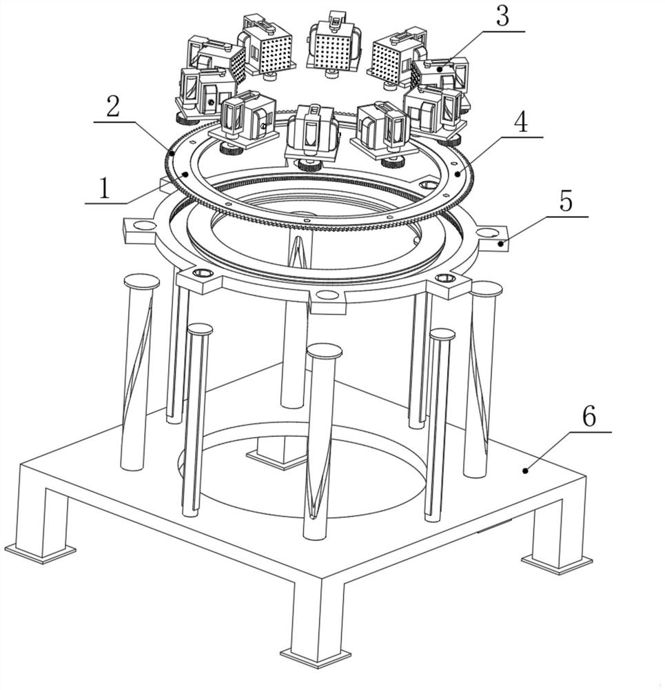 Building workpiece spraying equipment with automatic circulating movement and compression function