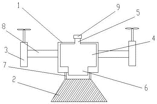 Sowing unmanned aerial vehicle with anti-scattering protective cover base