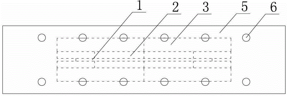 Buckling-restrained shearing steel plate energy dissipation device with clamping plates