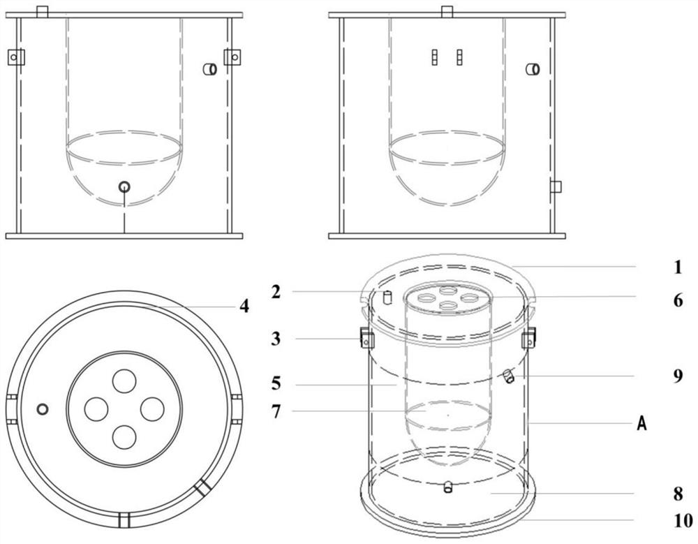 An integrated device for culturing and separating microalgae and its system and method