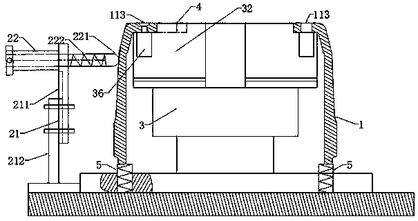 Drilling processing and fixing device and method for brake drum