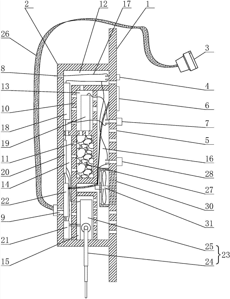 High precision temperature instrument signal detection device