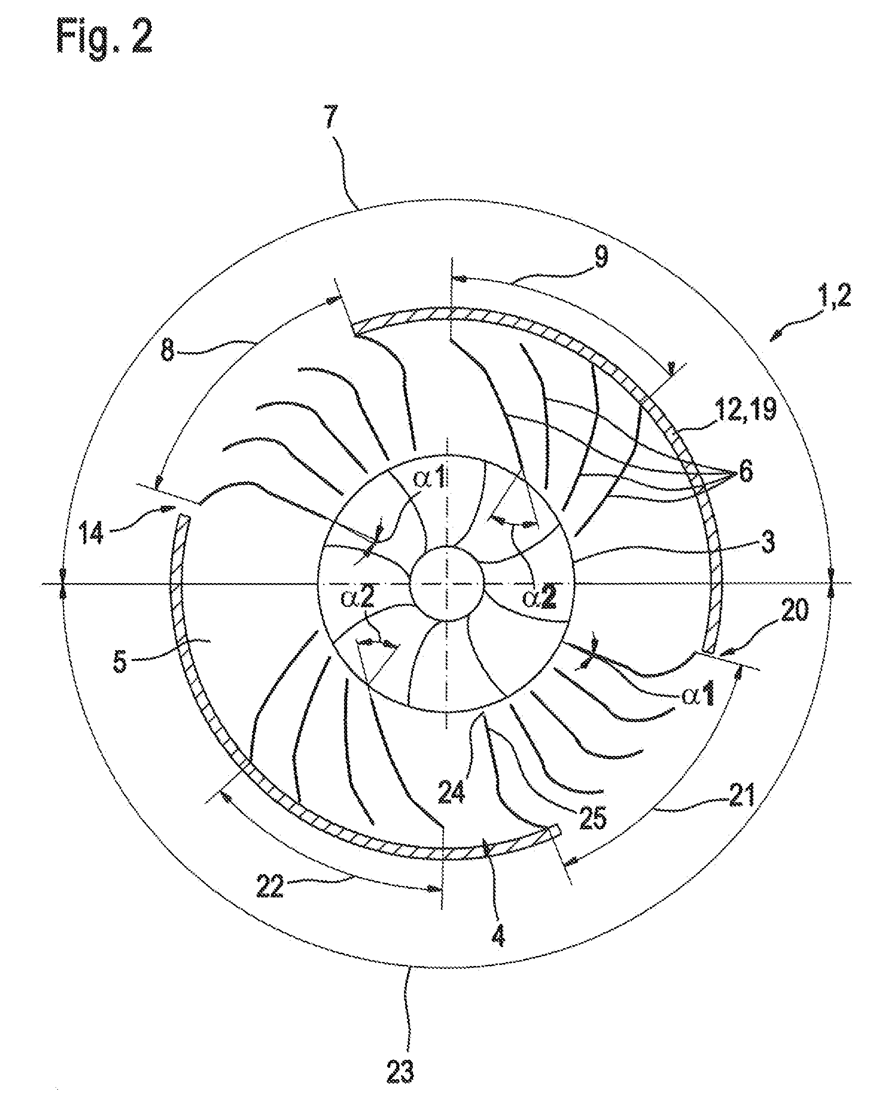 Turbocharger with at least one variable turbine geometry turbine