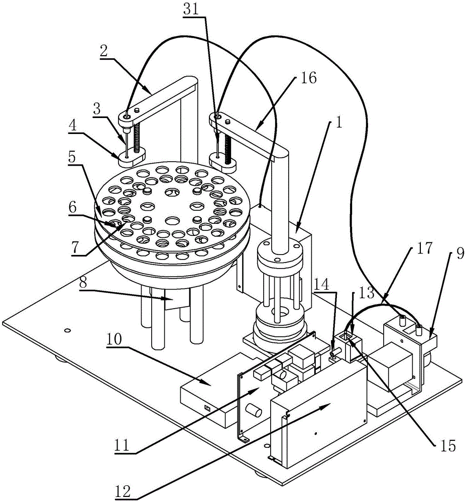 Automatic fluorescence logging analyzer