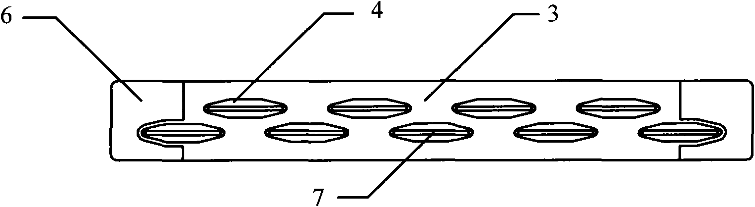 Stapling head of non-closed surgical stapling machine