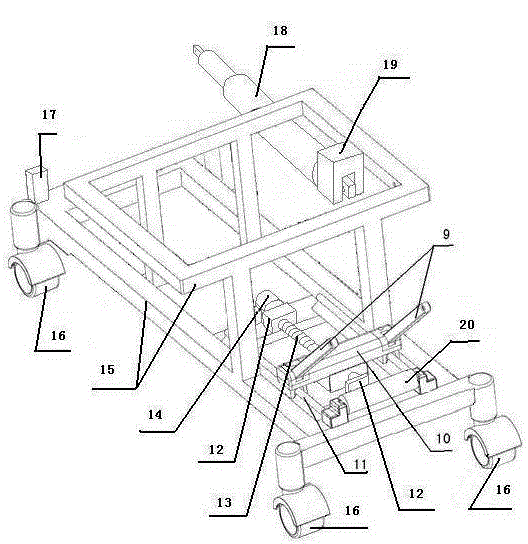 Nursing wheelchair bed