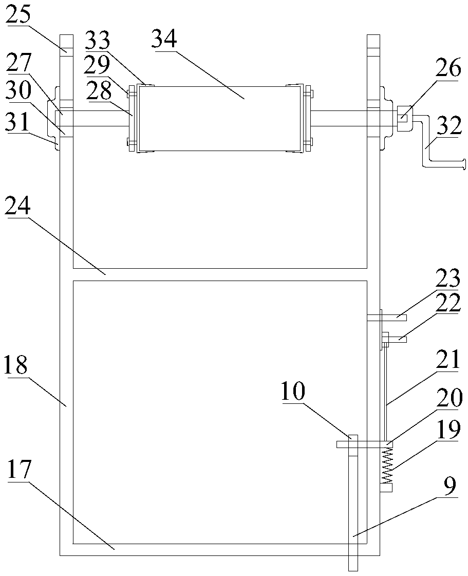 Water-containing core packaging and storage device and application method