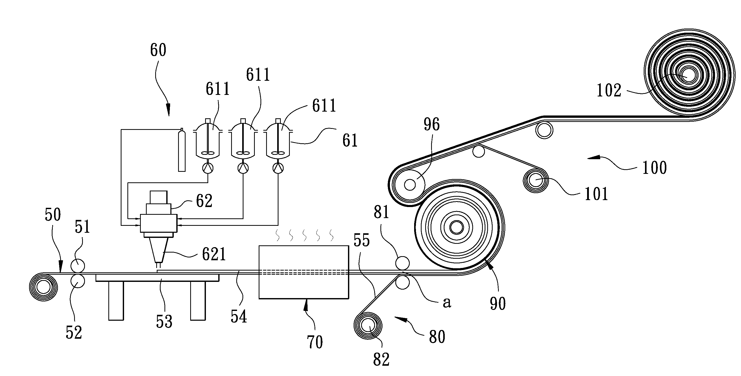 Method for directly forming patterns on face membrane by vacuum absorption