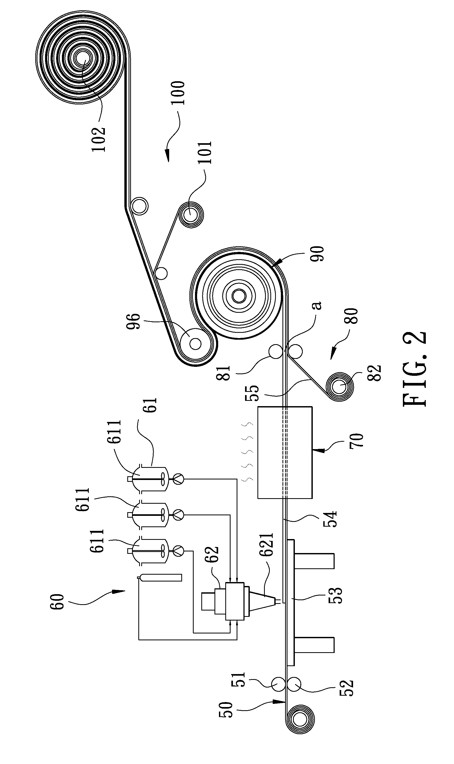 Method for directly forming patterns on face membrane by vacuum absorption