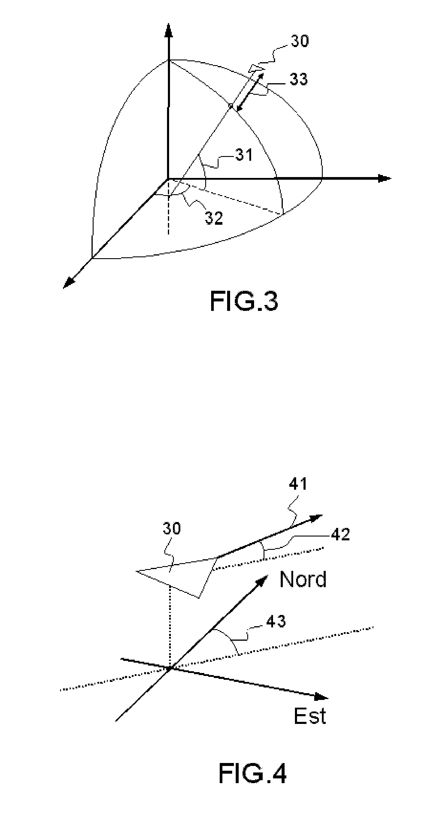 Method for constructing a trajectory of an aircraft by state vector