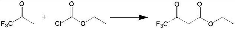 A kind of synthetic method of 4,4,4-trifluoroethyl acetoacetate