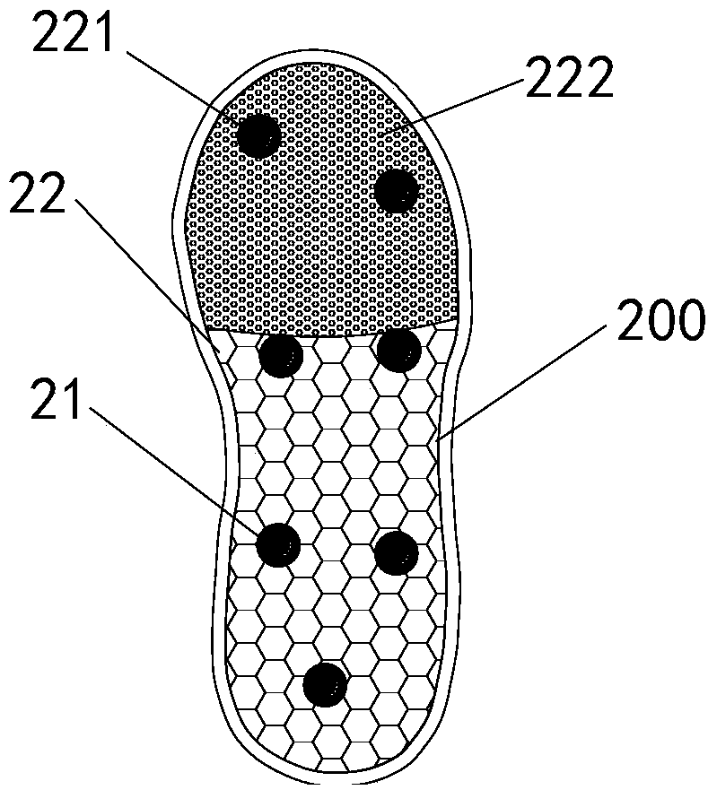 Shoes with health function and manufacturing technology of shoes