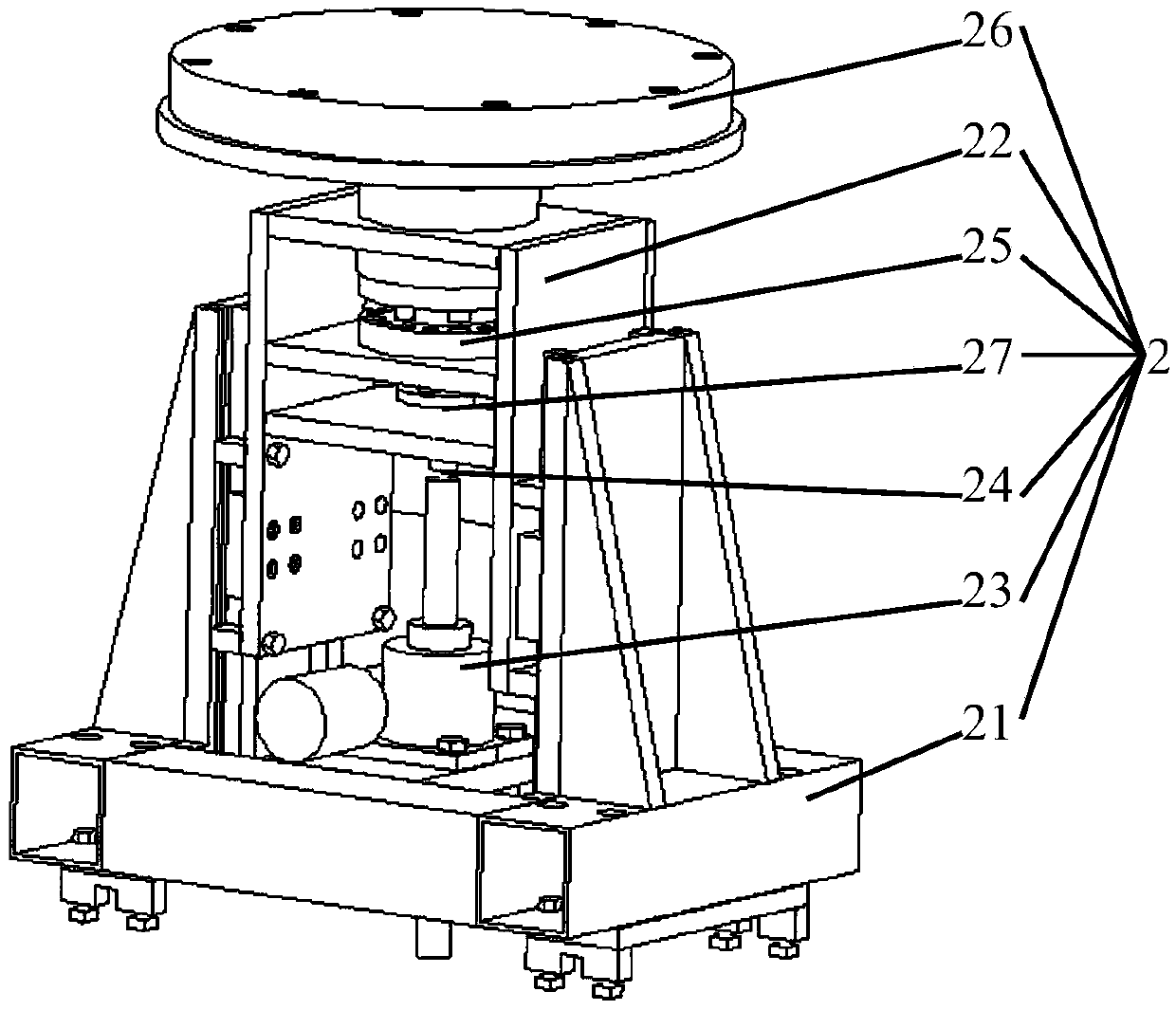 A test device for an automobile steering system