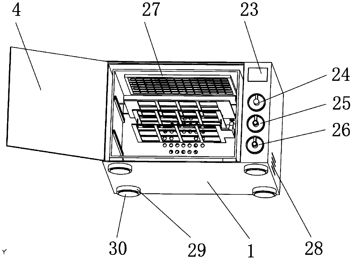 Multi-heat-insulation household electric oven