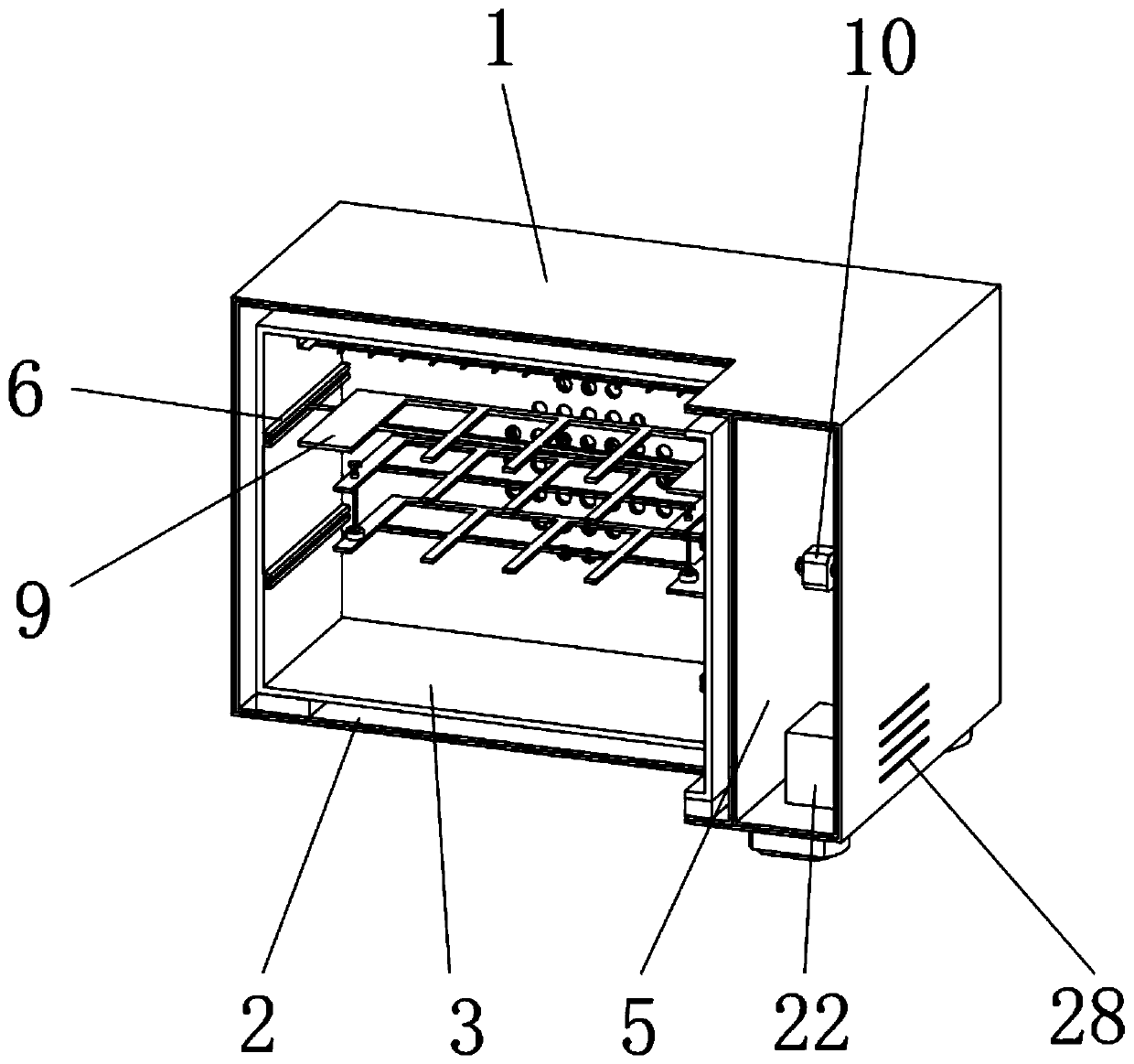 Multi-heat-insulation household electric oven