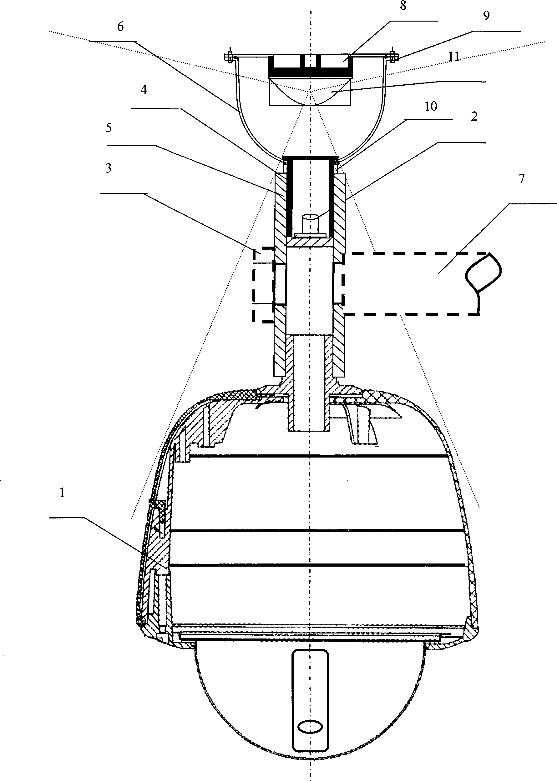 Stereo intelligent camera apparatus based on all-directional visible sensor