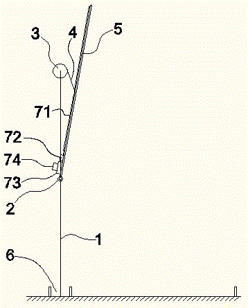 Highway snow retaining device