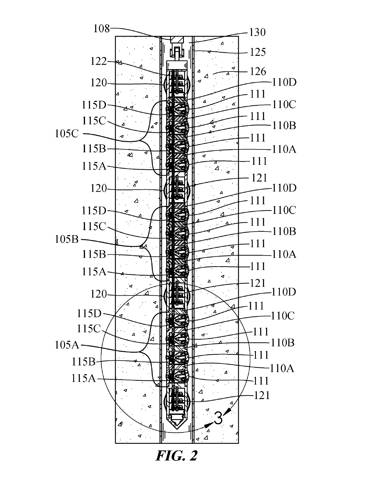 Subterranean formation shock fracturing charge delivery system