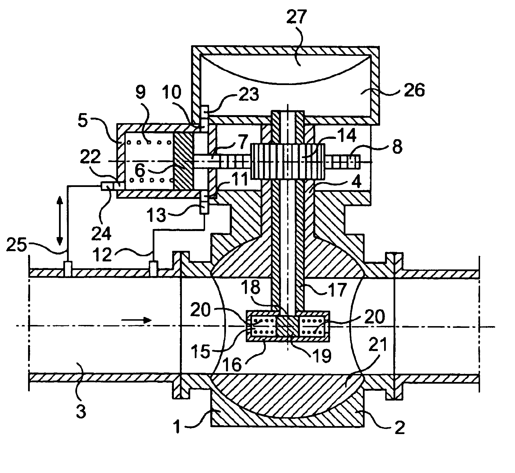 Self-operated protection device for pipeline