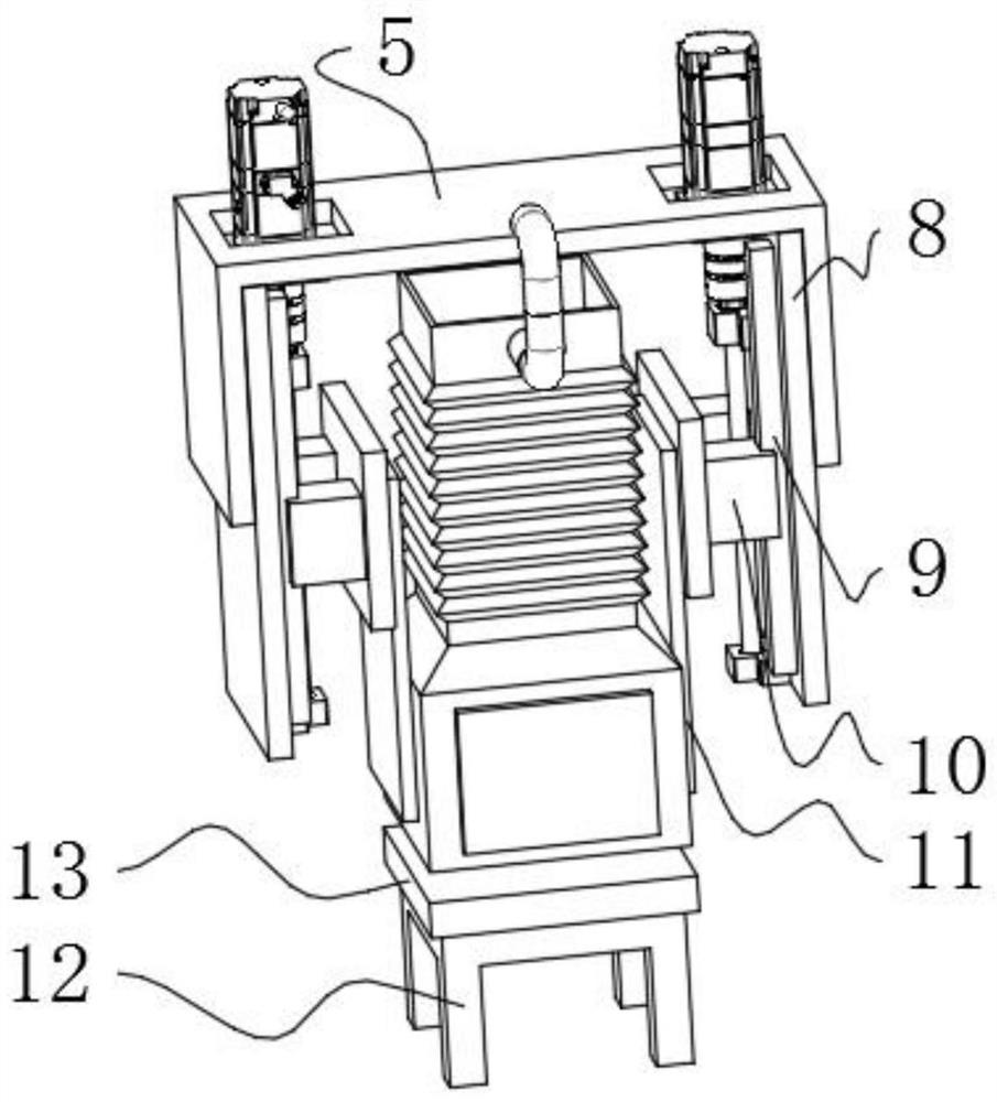 Welding machine with welding fume multiple collecting and filtering mechanism and filtering method