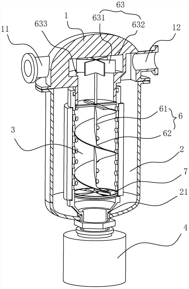 Precision filter and air compressor with same