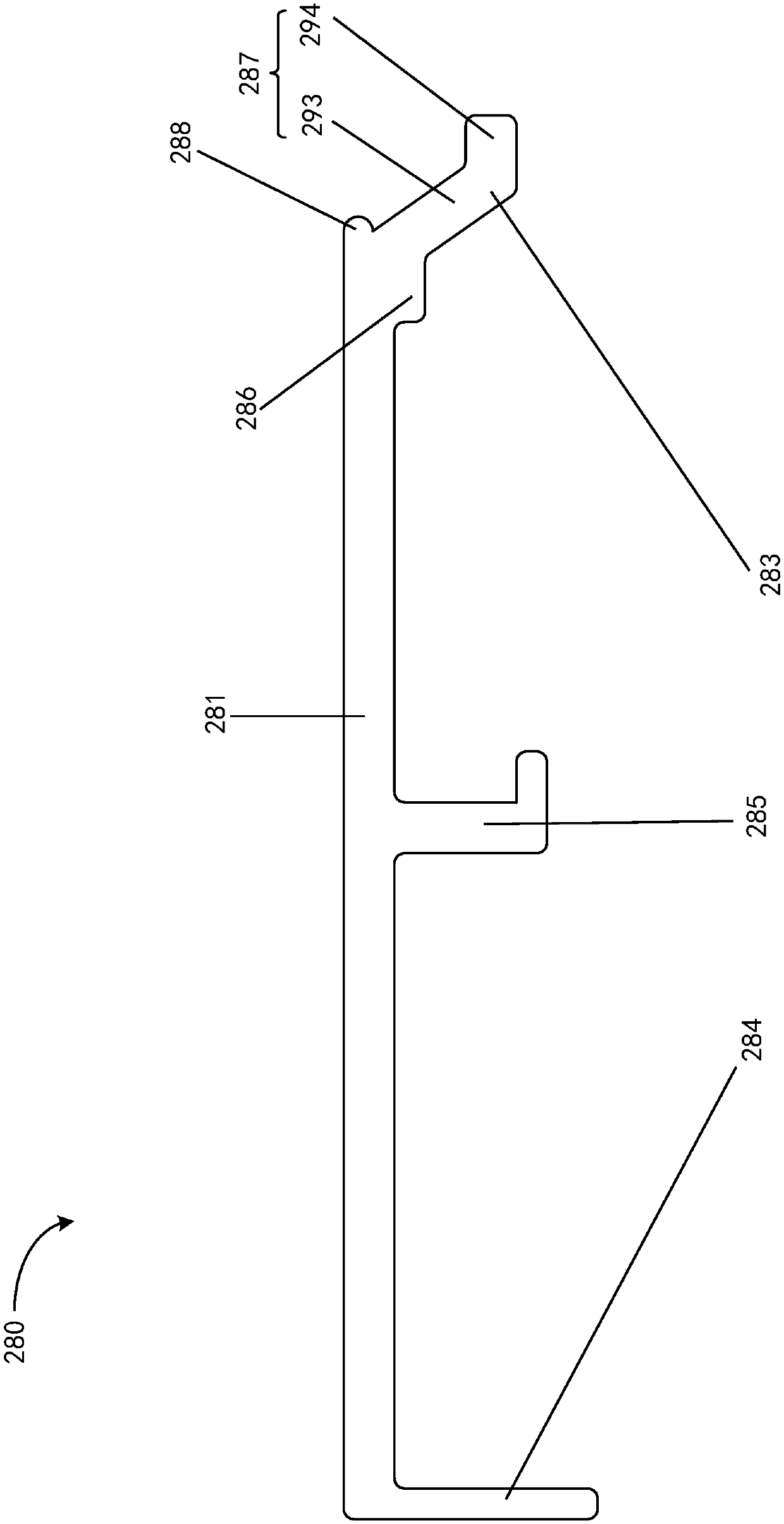 Threshold assembly and container