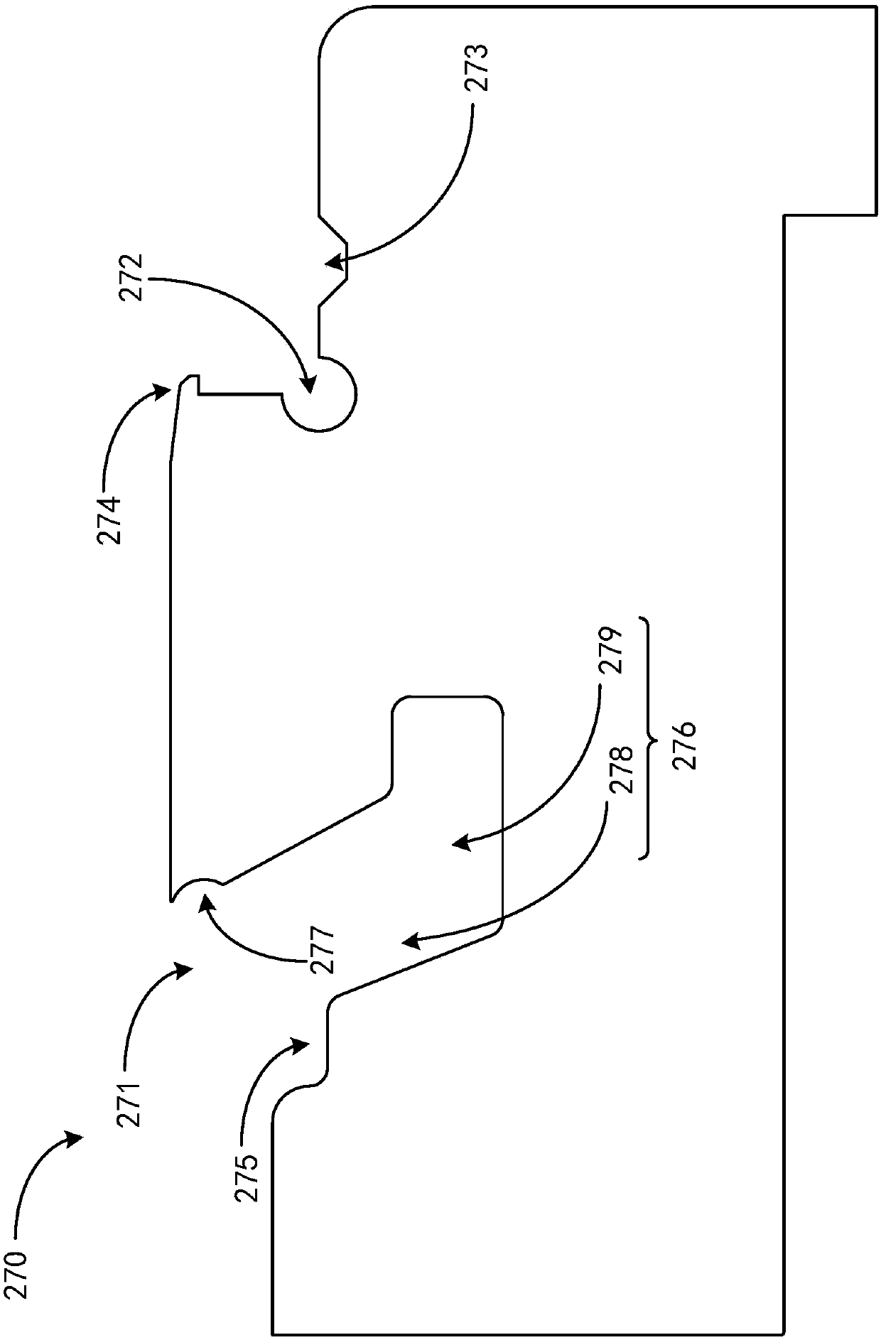 Threshold assembly and container