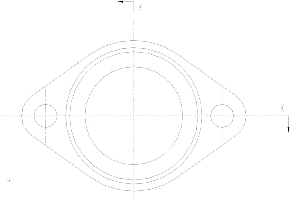 A split packing gland