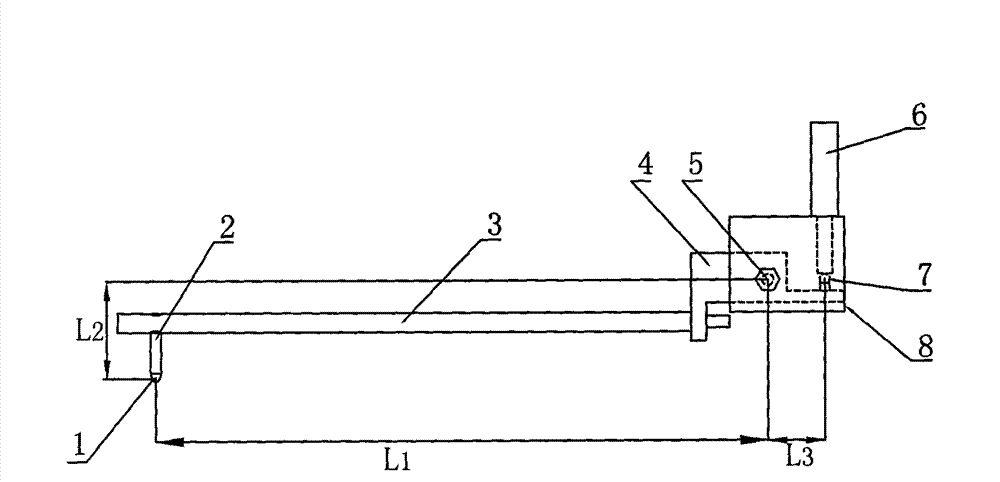 Arbitrarily triangular sensor and calibration method thereof