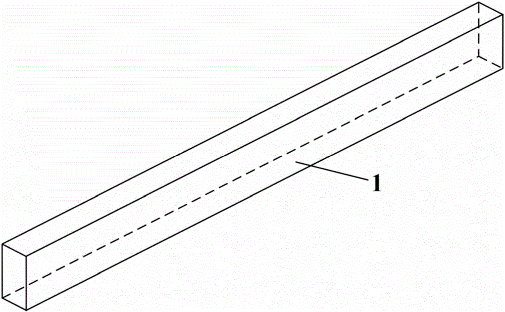 Method for reinforcing concrete structure through embedded wet and sticky FRP strips and component of method