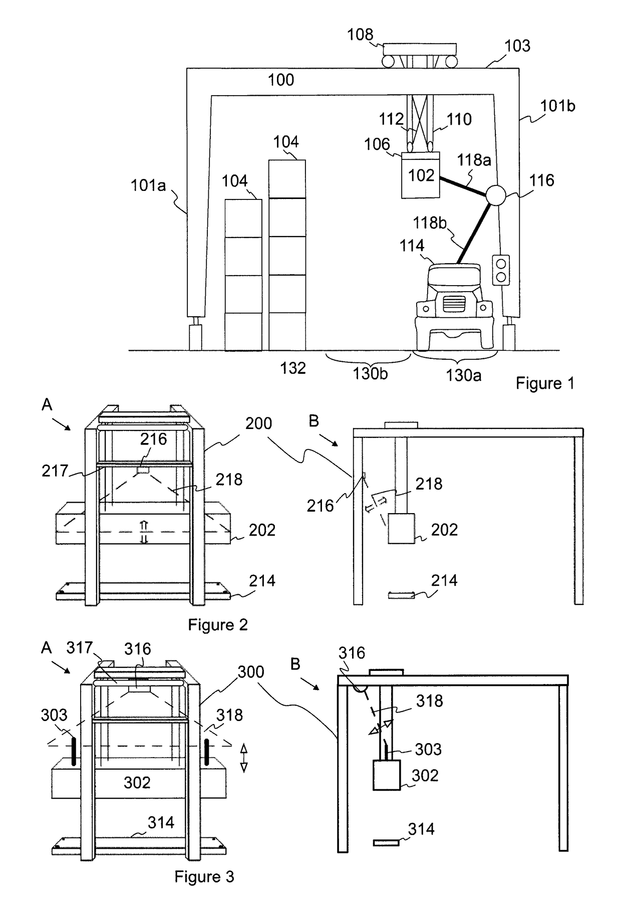 Load transport by means of load handling equipment