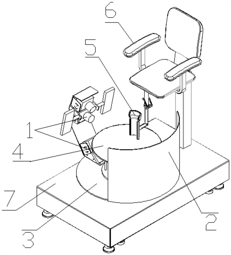 A foot intelligent 3D information collection and measurement device