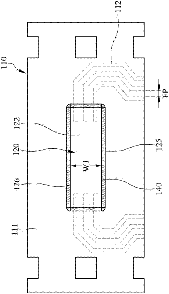 Fine pitch package structure