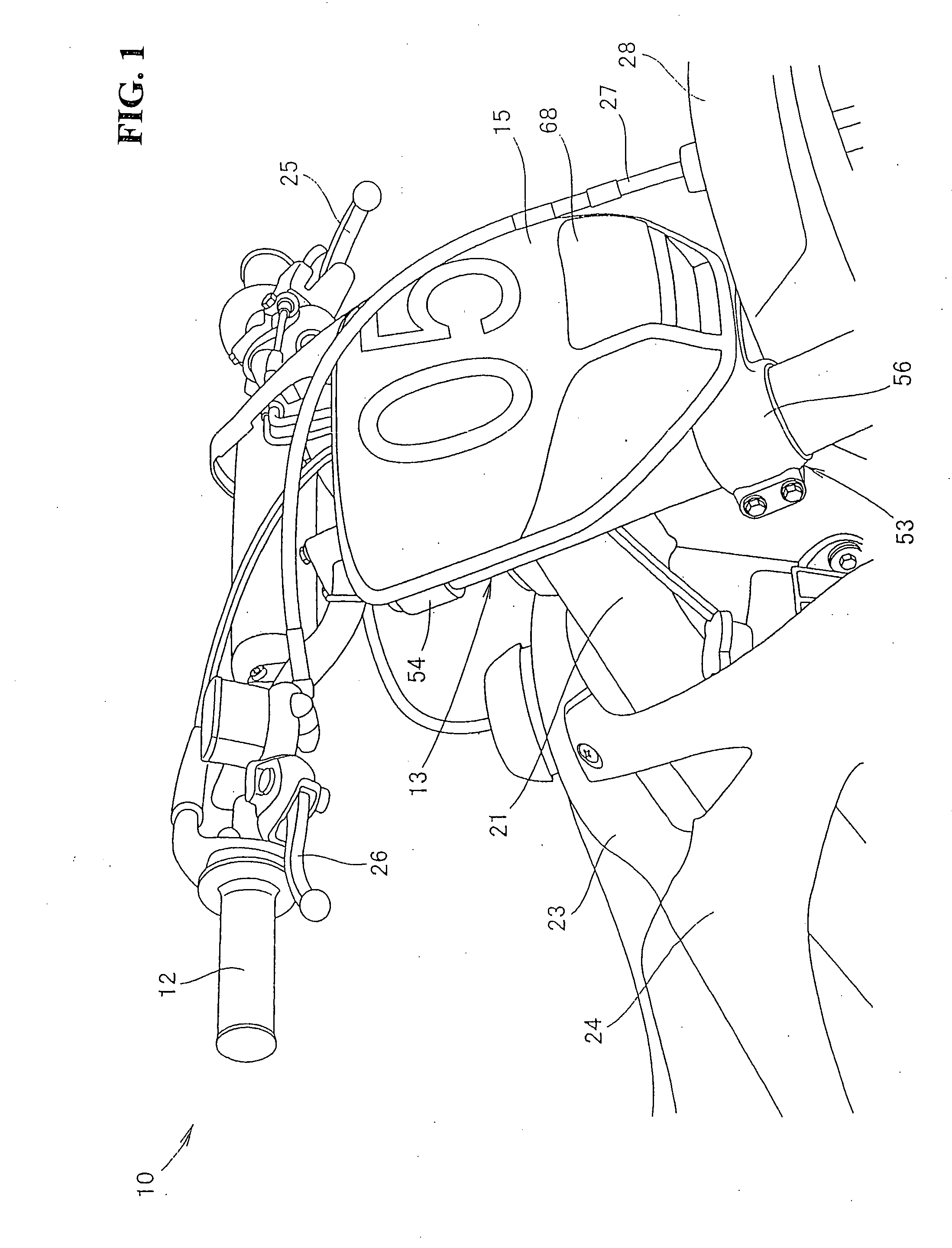 Steering damper mounting structure for vehicle