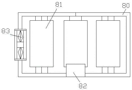 A dry type transformer unit with air intake control valve and led lighting