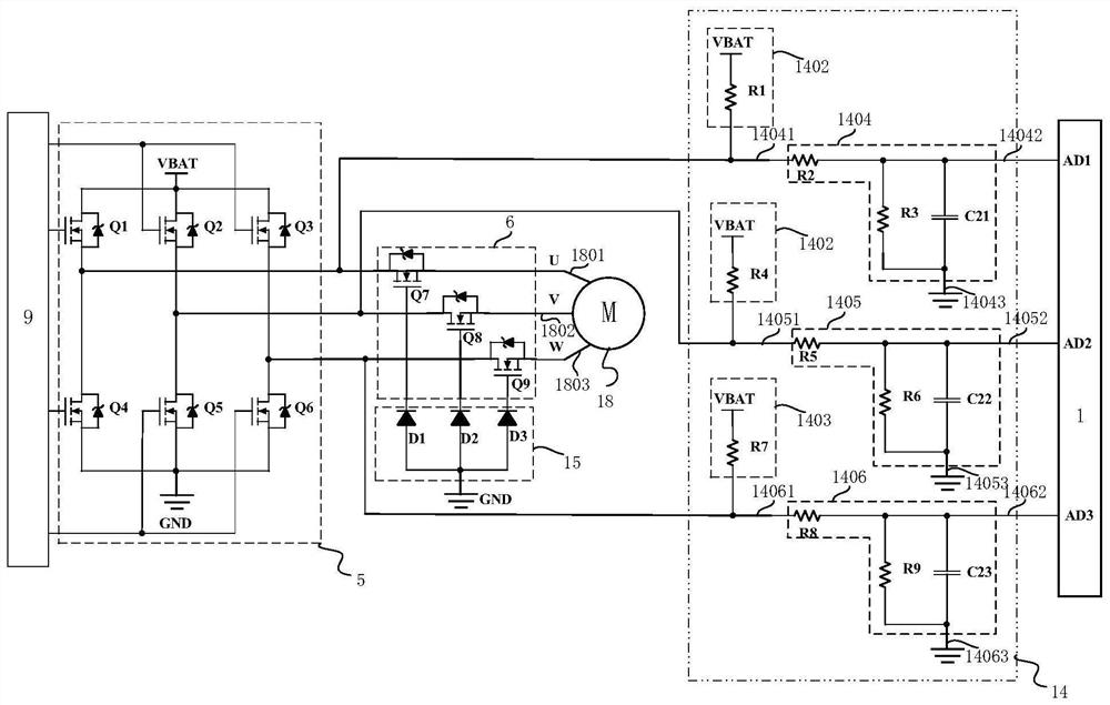 Controller circuit, sampling method and control method of electric power steering system, and thereof